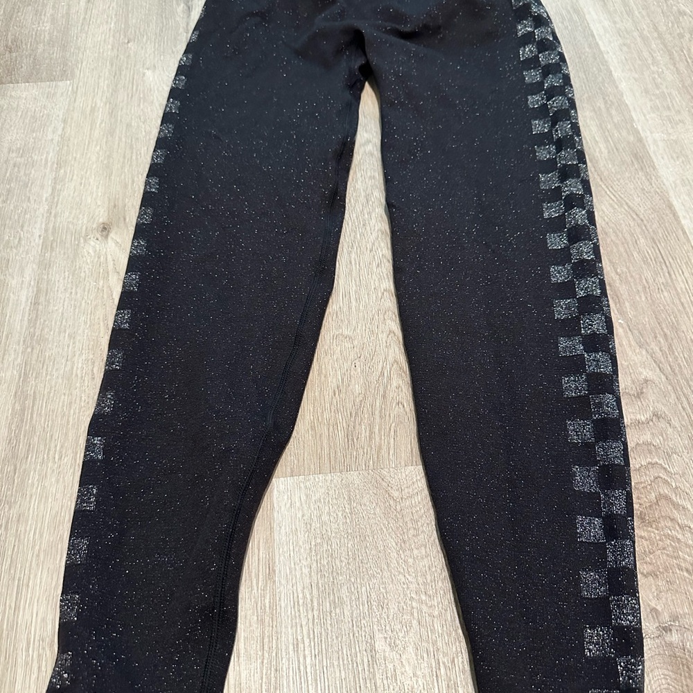 PINK Victoria's Secret Black Sparkle Leggings